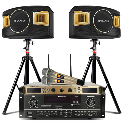 山水(SANSUI) SP2-11卡拉OK组合音箱家用客厅电视家庭影院KTV音响K歌套装