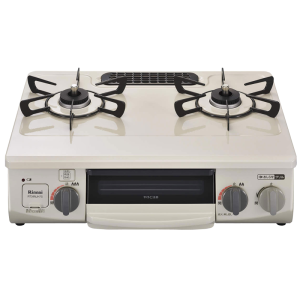 日本进口林内燃气灶基础版台式两眼头日系煤气炉烤箱单面烤天然气RT34NJH7SA-CR