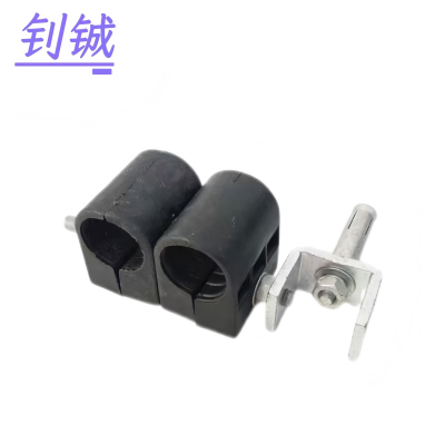 钊铖 馈线卡固定卡沿墙型双联1/2.7/8/个