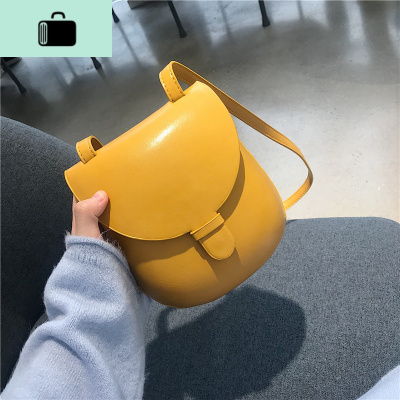 小包包女2020新款潮韩版森系小包斜挎包迷你时尚小方包百搭马鞍包NEW LAKE女斜挎包