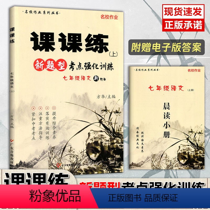 23新[课课练-新题型考点强化训练]七上语文 初中通用 [正版]新视角教辅系列名校作业七八年级中考语文上下册含测试卷语文