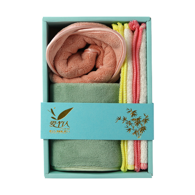 爱竹人 擦手洗碗清洁毛巾4件套 AZR-LSTM4 /盒