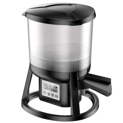 池塘投食器鱼池自动喂食器锦鲤池塘喂鱼器远距离投食机防雨淋