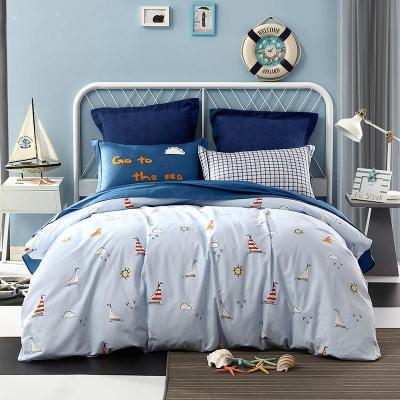 美帮汇全棉三/四件套1.5m床上用品公主风1.8m全棉床单被套风