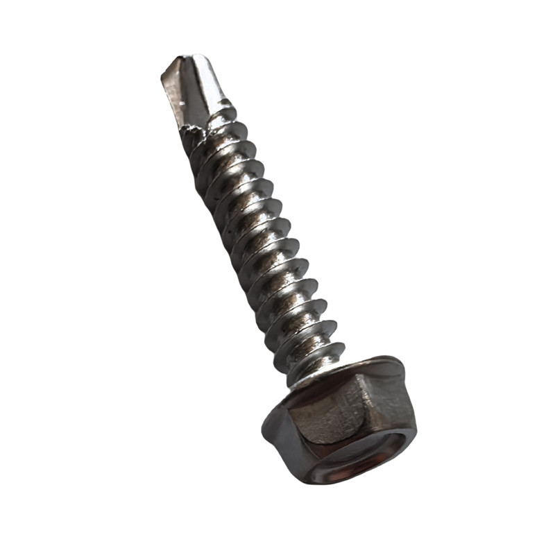 vzi 304不锈钢六角燕尾螺丝自攻钻尾钉 ST4.2*25/100个(不带垫圈) 包