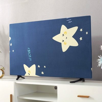 家柏饰(CORATED)防尘罩盖巾43寸55寸50寸65寸家用挂式液晶电视套盖布 卡通星 28英寸