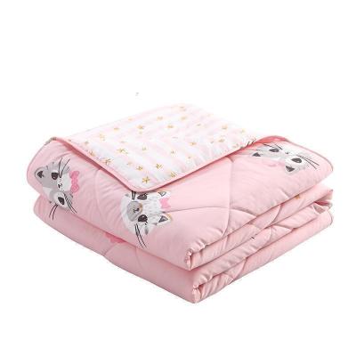 美帮汇空调被全棉夏被可水洗机洗春秋被全棉单双人夏凉薄被子