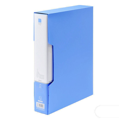 晨光(M&G) 办公新锐派文件夹资料册PP材料A4文件册80页 ADM95099B 6个装 蓝色