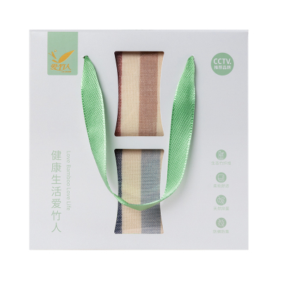 爱竹人 细纹纱布巾两条装 AZR-ZYB8 /盒