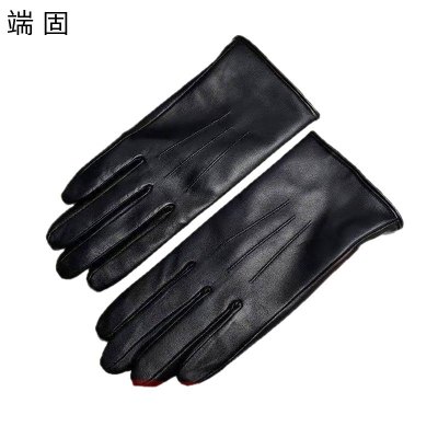 端固女士防寒羊皮手套D37T/双