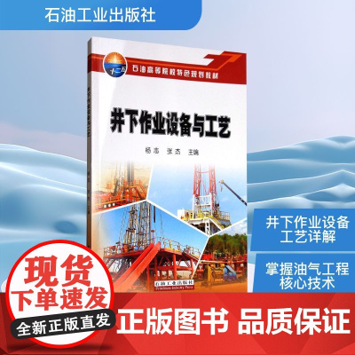 井下作业设备与工艺 杨志,张杰 编 石油 天然气工业专业科技 正版图书籍 石油工业出版社
