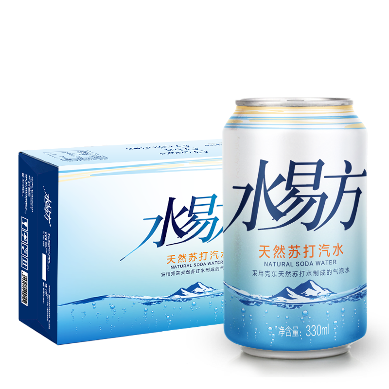 水易方天然苏打汽水330mlx24听