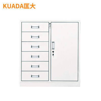 匡大 铁皮文件柜办公资料柜储物柜矮六斗