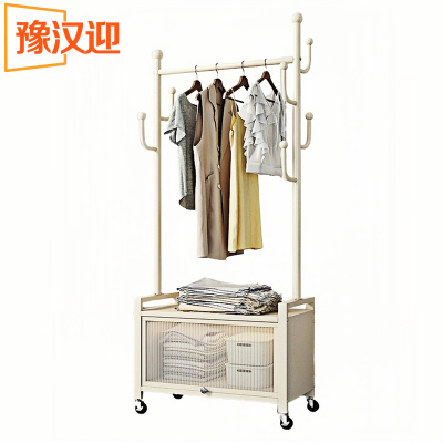 豫汉迎碳钢铁艺衣帽架