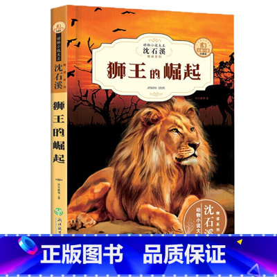 [正版]名师指导沈石溪新版动物小说精读酷玩系列 狮王的崛起 三四五六年级中小学生儿童书籍 必读课外书经典读物全新升级珍