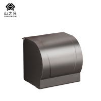 山之只 防水免钉圆形纸巾盒 122*125*120mm 个