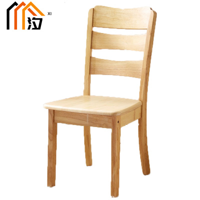 汐 餐椅 原木色把