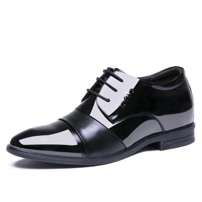 奥康(AOKANG)男鞋商务正装皮鞋男内增高6cm休闲鞋英伦尖头鞋子