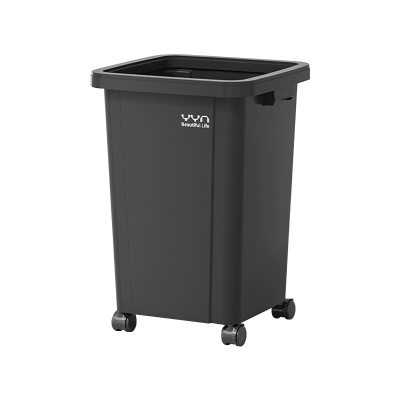 臻远 ZY5090126垃圾桶 压框+万向轮 50L