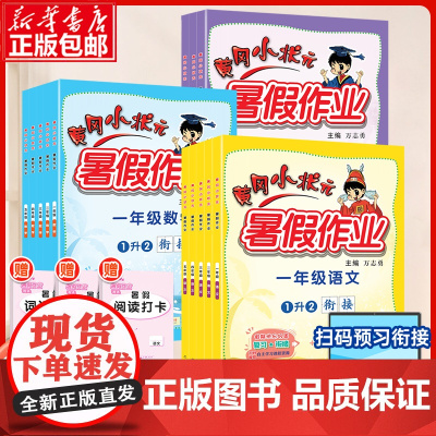 2023新版黄冈小状元暑假作业一二三四五年级语文数学英语下册人教版小学一升二暑假衔接二年级升三年级暑假作业三升四升五专项