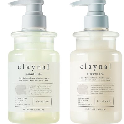 日本进口claynal蓬派洗发水护发素套装氨基酸无硅油持久蓬松控油韧发去屑洗发护发套装 玫瑰洗护套装