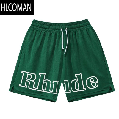 HLCOMANRHUDE篮球短裤男运动宽松夏季跑步训练速干美式裤子四分裤健身男