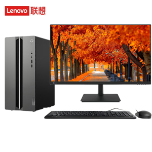 联想(Lenovo)GeekPro设计师游戏台式电脑整机(酷睿14代i5-14400F RTX4060 8GB显卡 32G DDR5 1TB SSD )23.8英寸显示器 定制