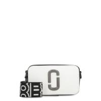 MARC JACOBS女士斜挎小方包精致牛皮拼接日常通勤百搭潮酷简约包