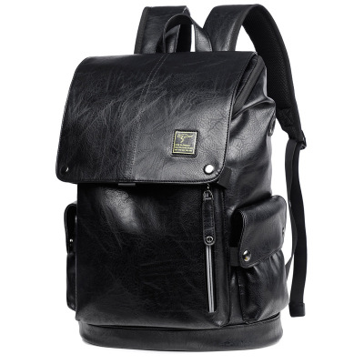 MKJ欧美时尚男士双肩包 背包批发大容量男士双肩背包学院风双肩包男款背包