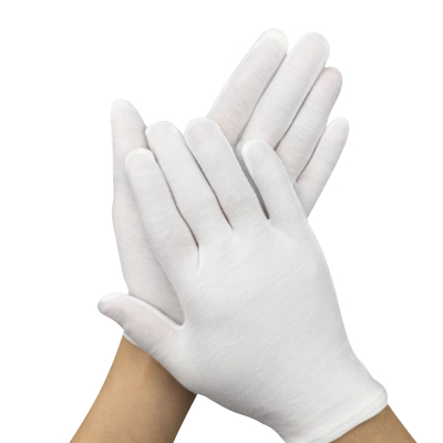 博步禾礼仪白手套棉双