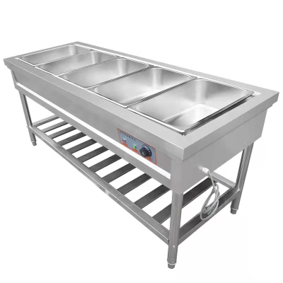 盛远商用保温售饭台 5格