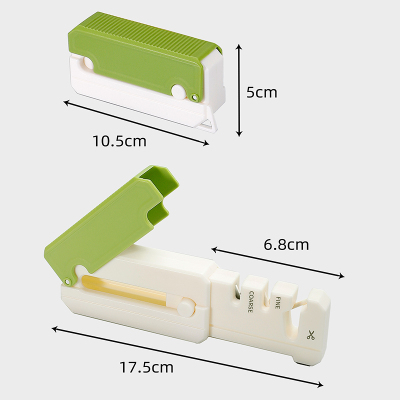 创意折叠磨刀神器家用多功能磨刀石磨剪刀户外便携磨水果刀8138