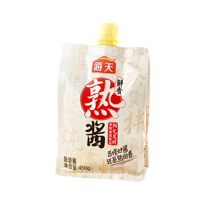 海天鲜香熟酱450g/袋*2袋