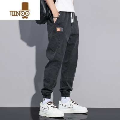 YANXU男人干活穿的裤子耐磨耐脏牛仔裤无磁无铁上班工作服大码宽松束脚