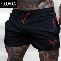 HLCOMAN健身运动裤男短裤三分五分裤速干弹力肌肉型潮牌训练撸铁跑步深蹲