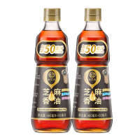 燕庄老灶头芝麻香油450ml/瓶*2瓶