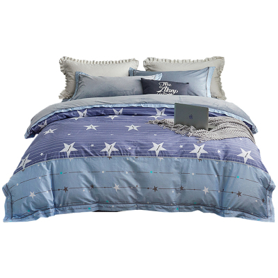 美帮汇毛绒床上四件套冬天绒面 单面绒被套棉加绒双面用短绒床单瑚珊绒