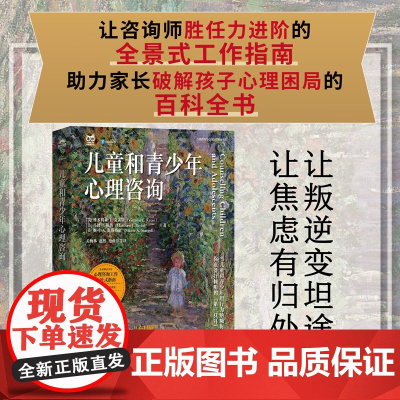 儿童和青少年心理咨询 心理咨询师胜任力进阶书籍 青少年儿童心理咨询师家校合作学校心理辅导 人民邮电出版社 正版书籍