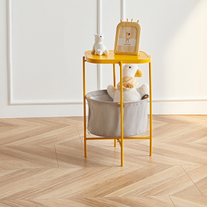 [休闲家具]全友家居边几客厅小茶几简约迷你方形沙发角几储物小桌子