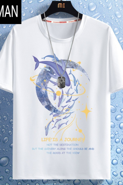 HLCOMAN青少年短袖t恤男夏季2025新款初中学生夏装冰丝速干男士运动体恤