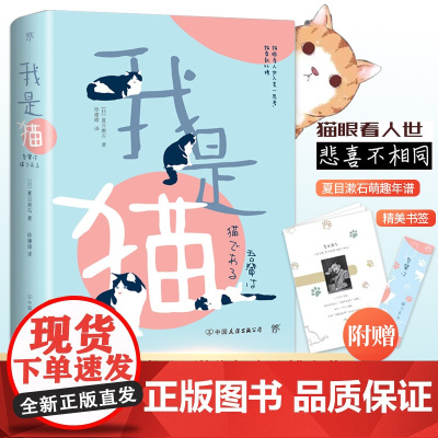 我是猫 夏目漱石著 徐健雄译 完整全译本 九年级初中 外国文学日本文学小说世界名著书籍正版 实体书排行榜