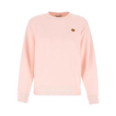 高田贤三(Kenzo)粉色圆领卫衣女款长袖棉质舒适百搭休闲运动潮牌