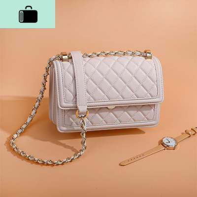 菱格链条女包单肩斜挎包包2020新款潮小众设计时尚百搭夏天小清新NEW LAKE女斜挎包