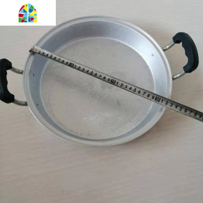 平底铝锅老式制造加厚家用厨房用品铝制铸造不粘锅烙煎饼平底煎锅 FENGHOU 加厚版3.2斤有盖,底部加厚32cm