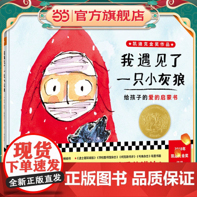 我遇见了一只小灰狼:3~6岁爱的启蒙经典(凯迪克大奖绘本):1本神奇的无字书,1001种爱的讲法,听孩子讲爱的故事!