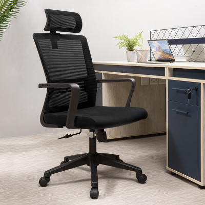 慧采云 办公家具优质办公椅职员椅电脑椅人体工学网椅经理老板椅带头枕靠背椅转椅