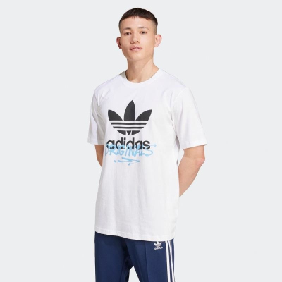 ADIDAS阿迪达斯三叶草短袖T恤运动休闲针织圆领男装IX6750 D