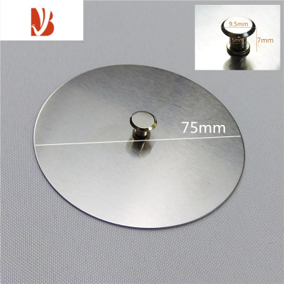 三维工匠不锈钢螺丝贴收纳无痕挂钩相框免打孔挂钉黏胶承重金属墙钉免钉贴 大号圆形挂钉[4个]