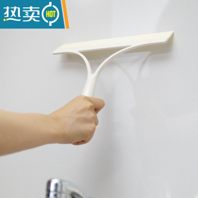 敬平山崎SATTO洗窗户擦玻璃器清洁器 刮地板刮水器 擦窗器 雨刮 白色 刮水器(不带伸缩杆)