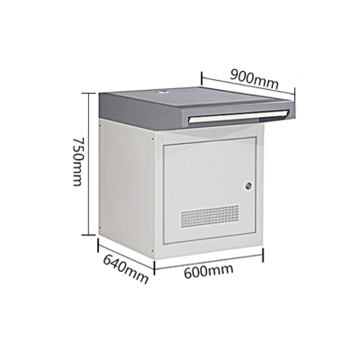 尔迈 电脑操作台控制台机房监控室工作桌 600*900*750mm